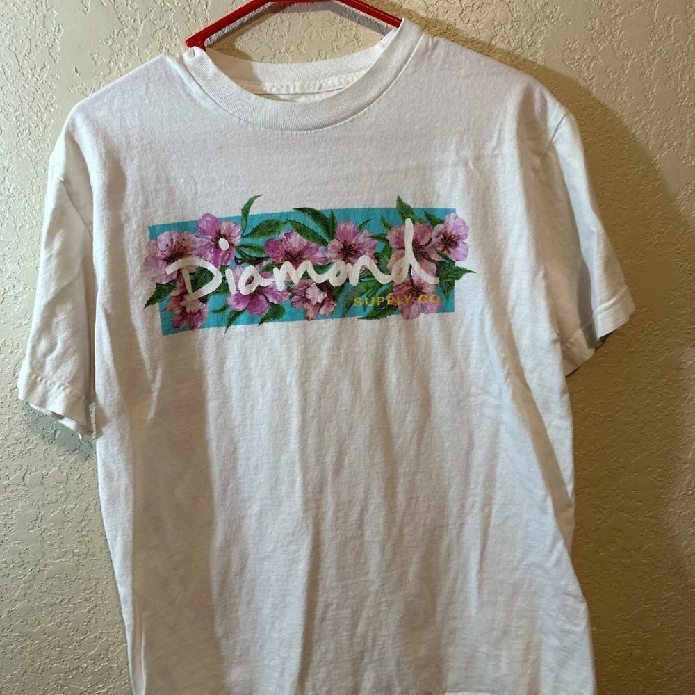 NWOT Diamond Supply Co. Men's Floral Graphic Tee